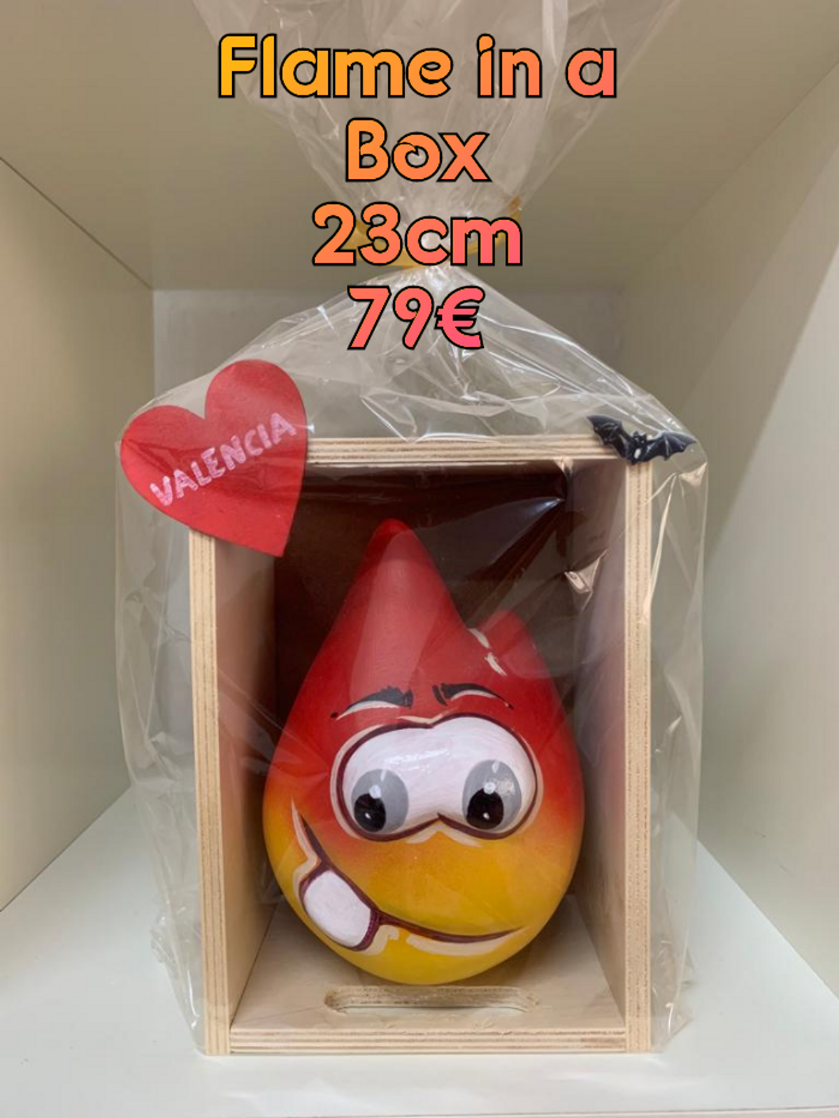 Flame Ninot in a Box - 23cm Tall
