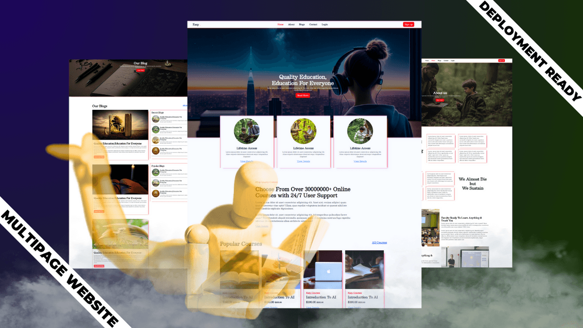 Step-by-Step Tutorial: Building an Impressive College Website from Scratch
