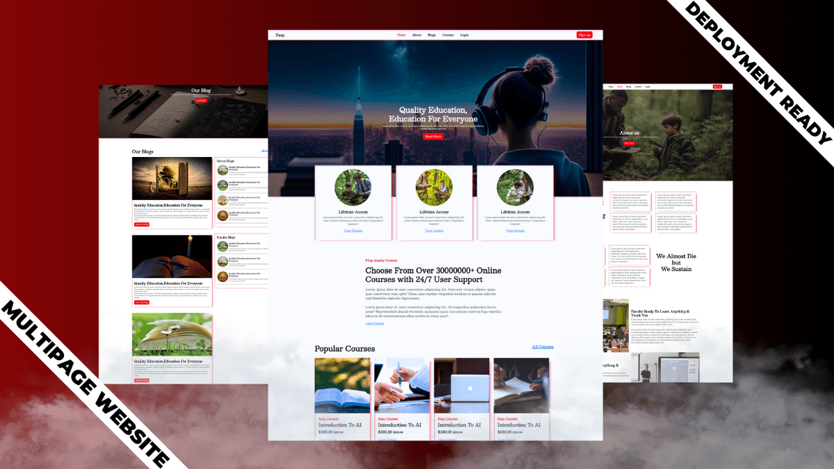Step-by-Step Tutorial: Building an Impressive College Website from Scratch
