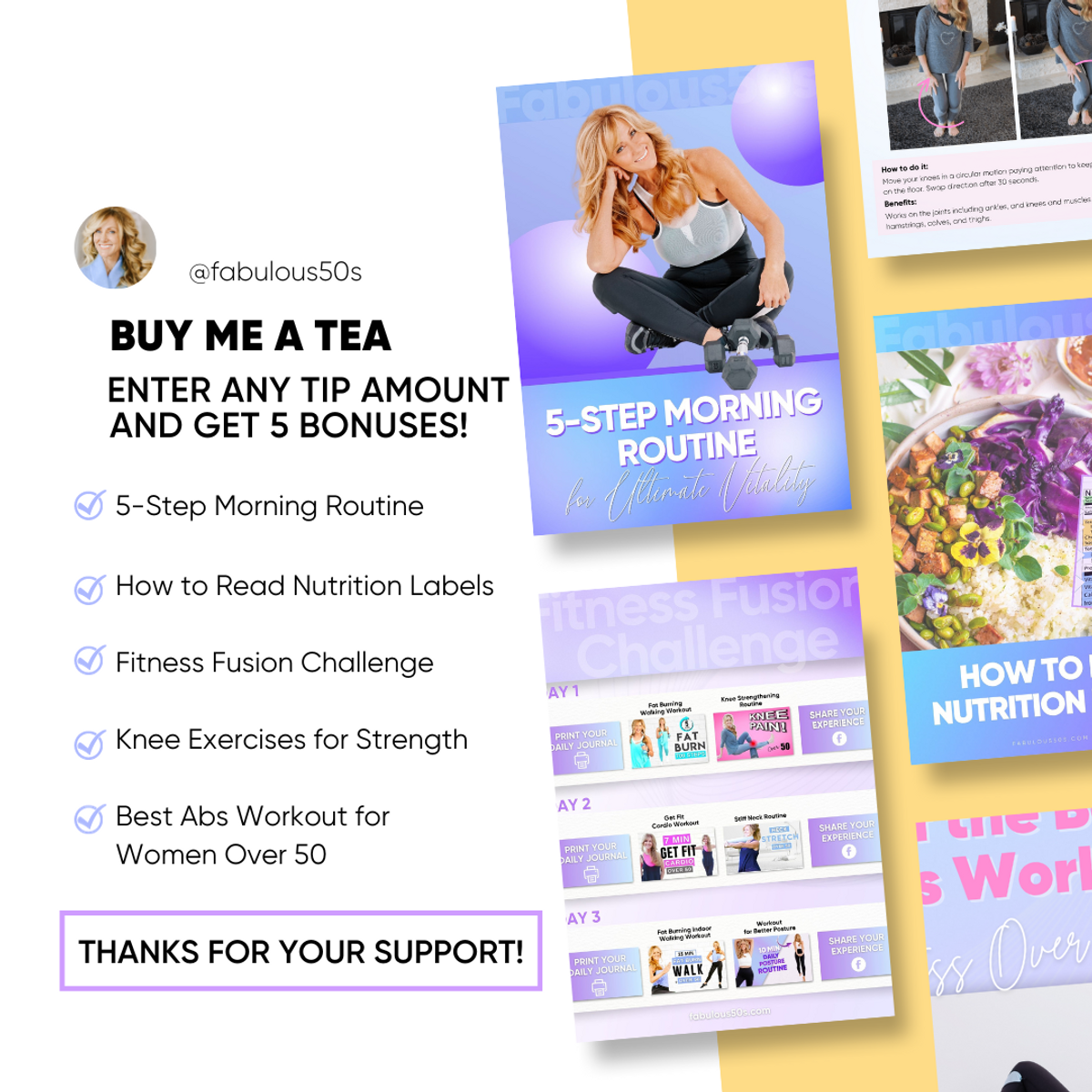 Buy Me a Tea (Enter any tip amount and Get 5 Bonuses!