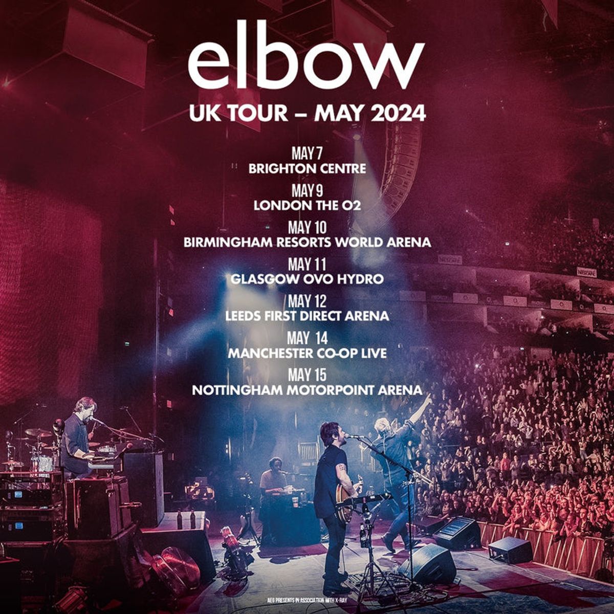 ELBOW UK ARENA TOUR PRE SALE CODES