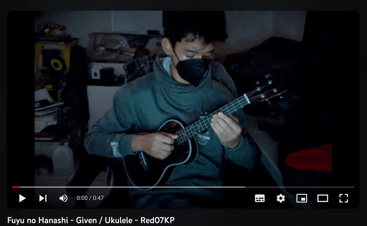 Fuyu no Hanashi - Given / Red07KP (sheet music)