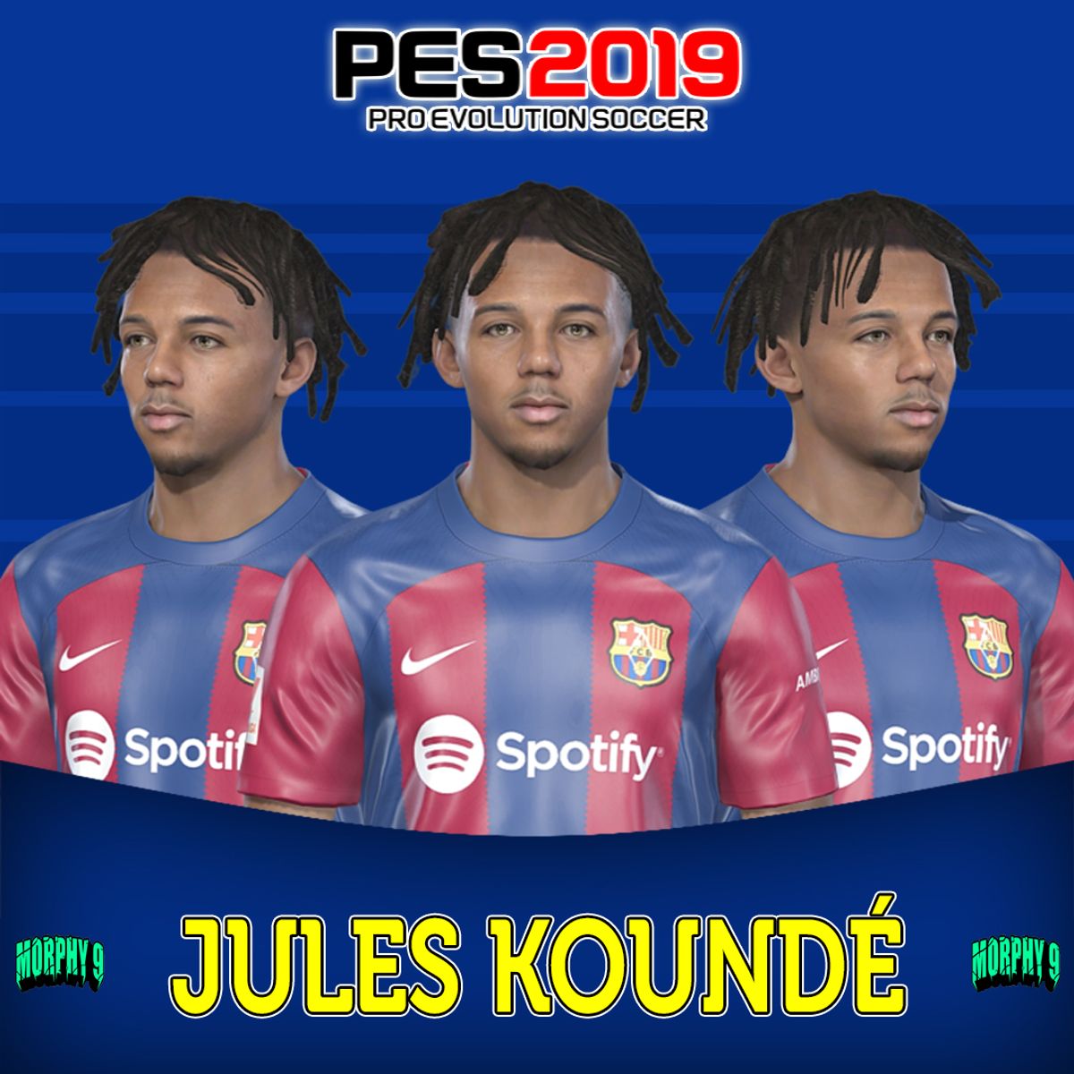 PES 2019 Jules Kound&eacute; Face