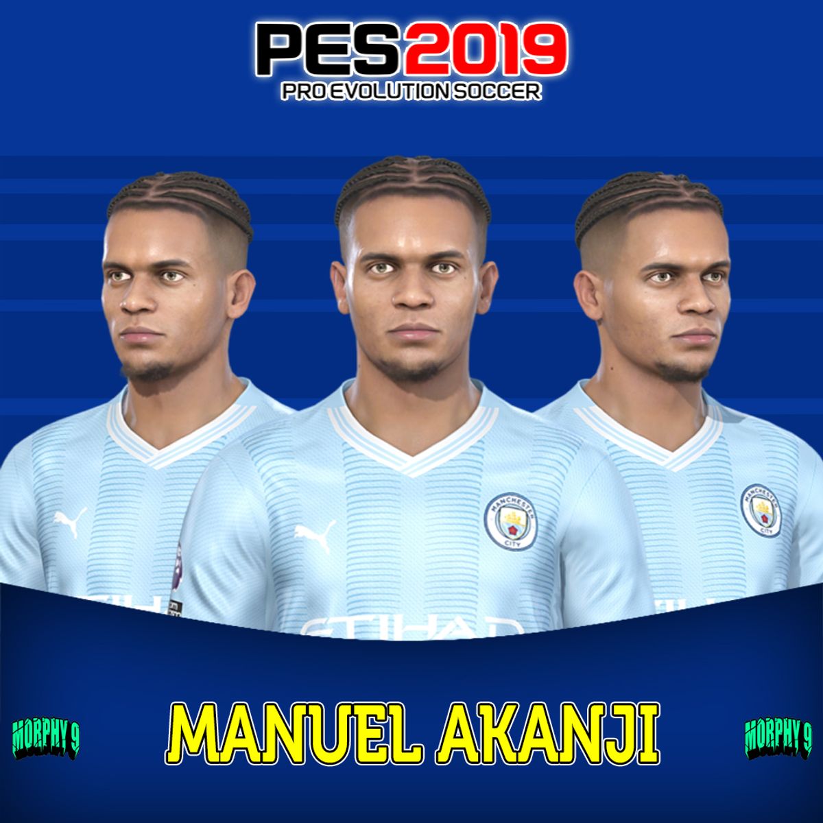 PES 2019 Manuel Akanji Face