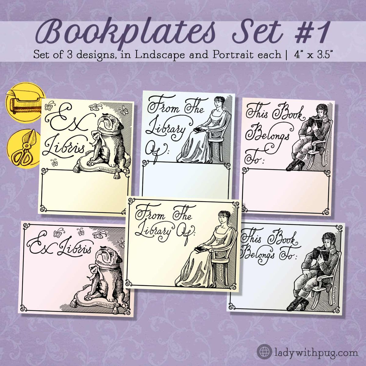 Printable Exlibris (Bookplates)