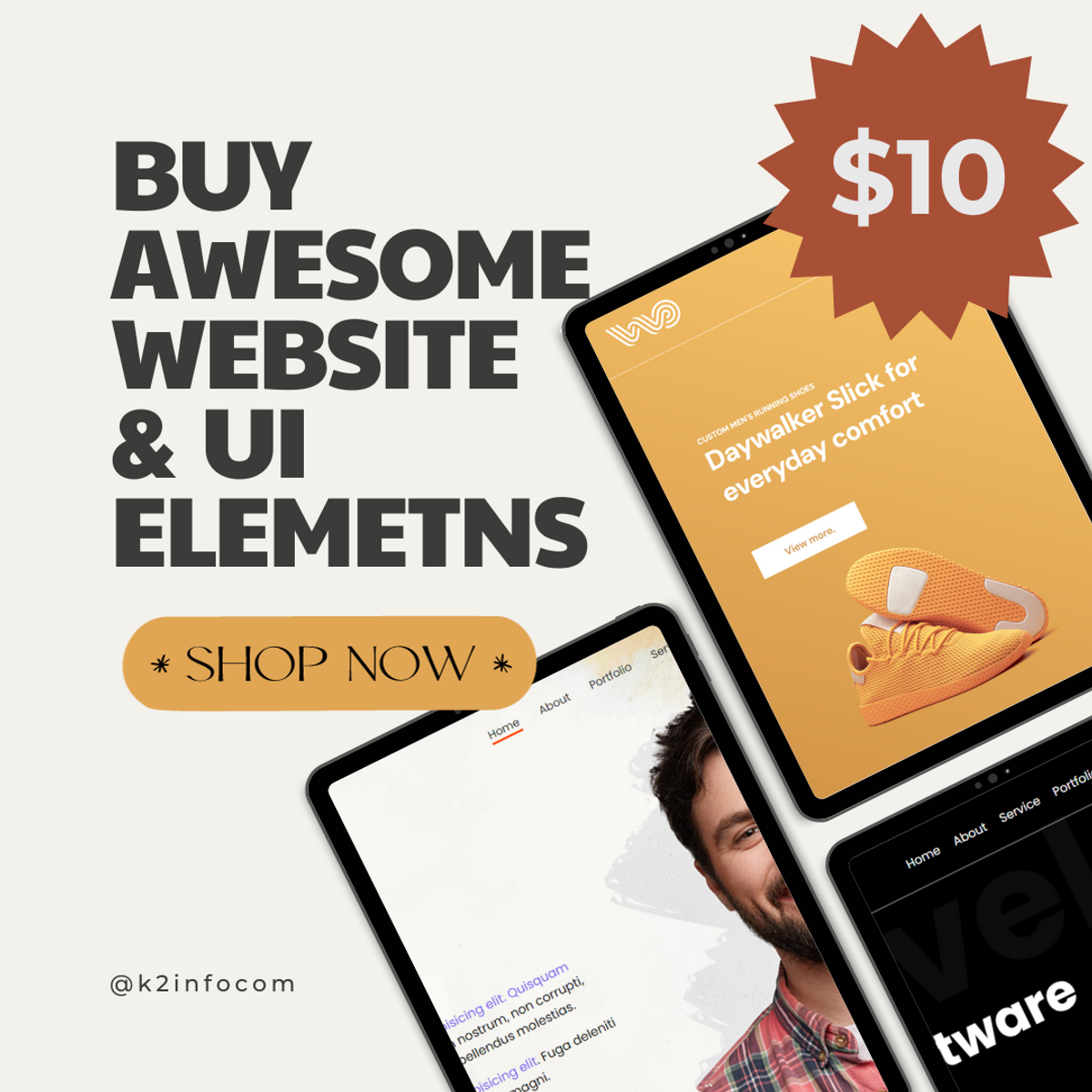 25+ Website Templates And  UI Elements