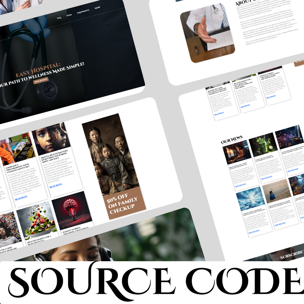 Revolutionize Healthcare: Building the Complete Hospital Website with React.js in 2023