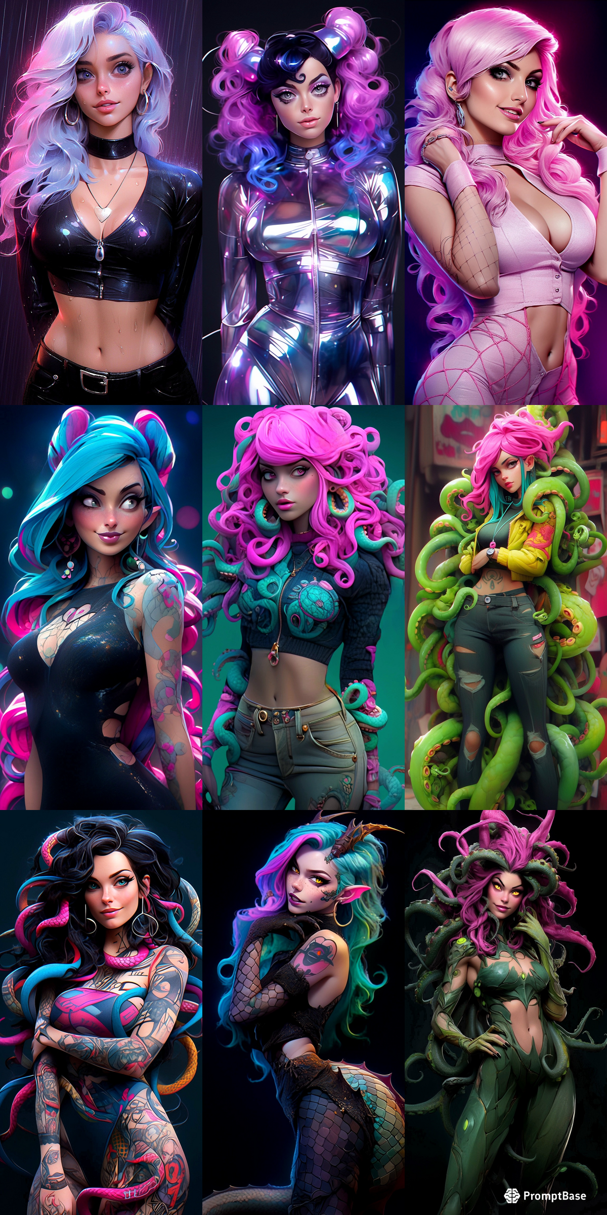 Beautiful Bright Girls Prompt