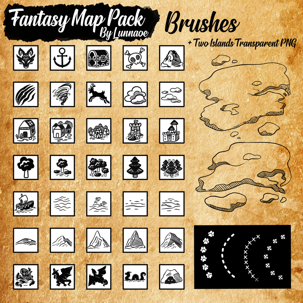 Fantasy map creator pack - Buymeacoffee