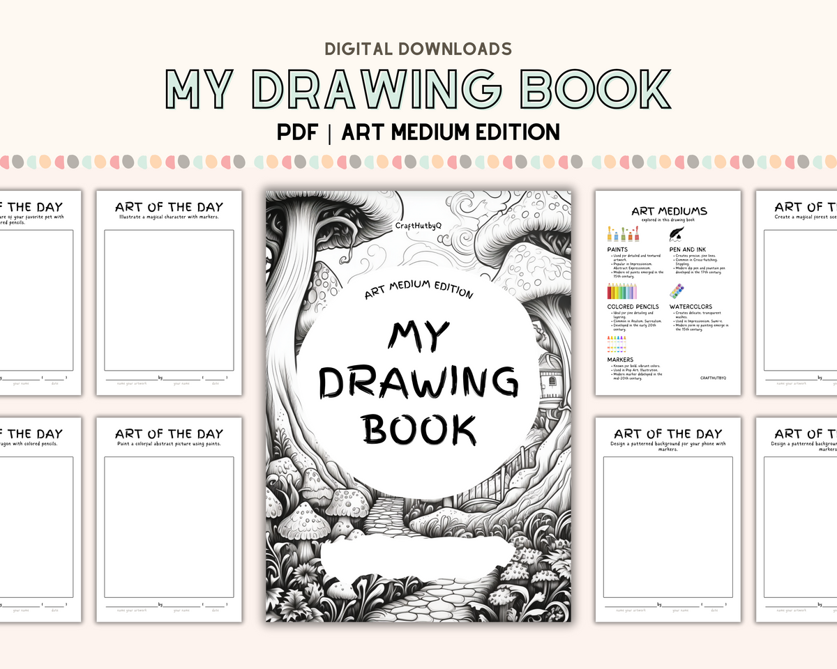 My Drawing Book Art Medium Edition