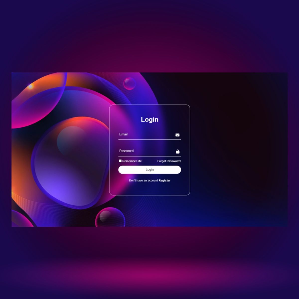 Responsive animated login form in HTML and CSS - Buymeacoffee
