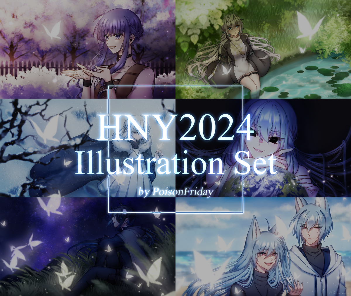 HNY2024 Illustration Set
