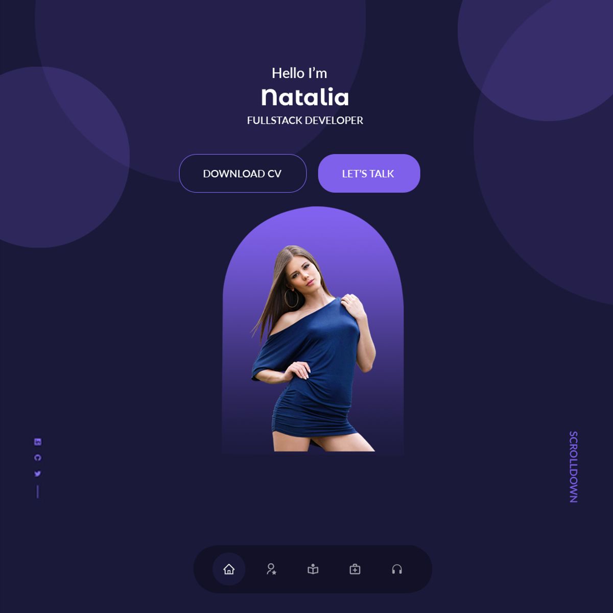 React JS Responsive Personal Portfolio Website
