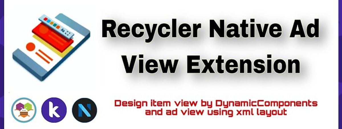Recycler Native Ad View With Admob (AIX)