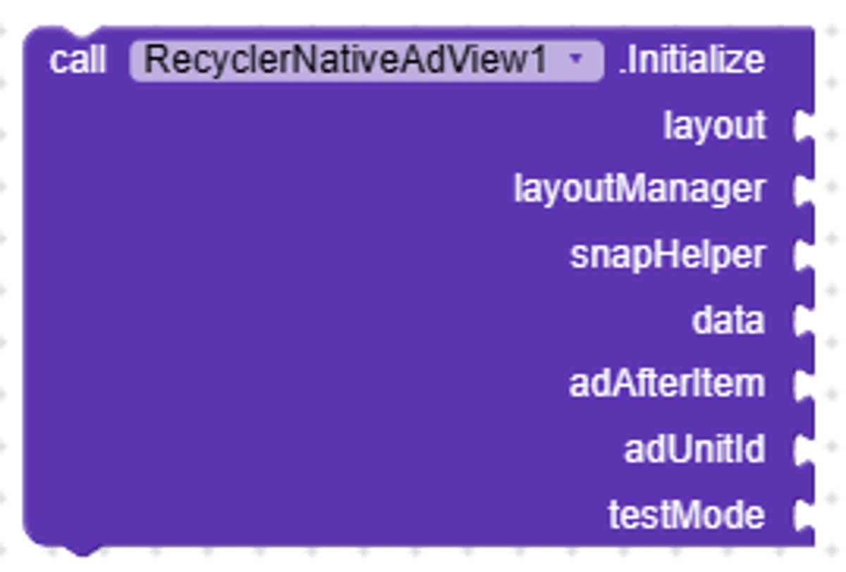 Recycler Native Ad View With Admob (AIX)