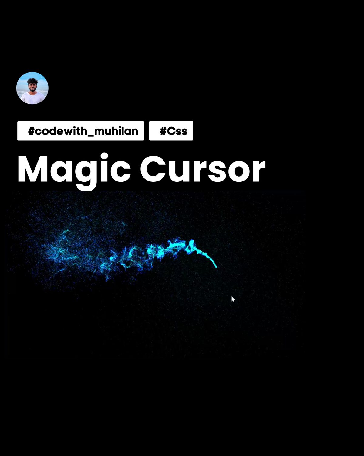 Magic Cursor (Three.js) - Buymeacoffee