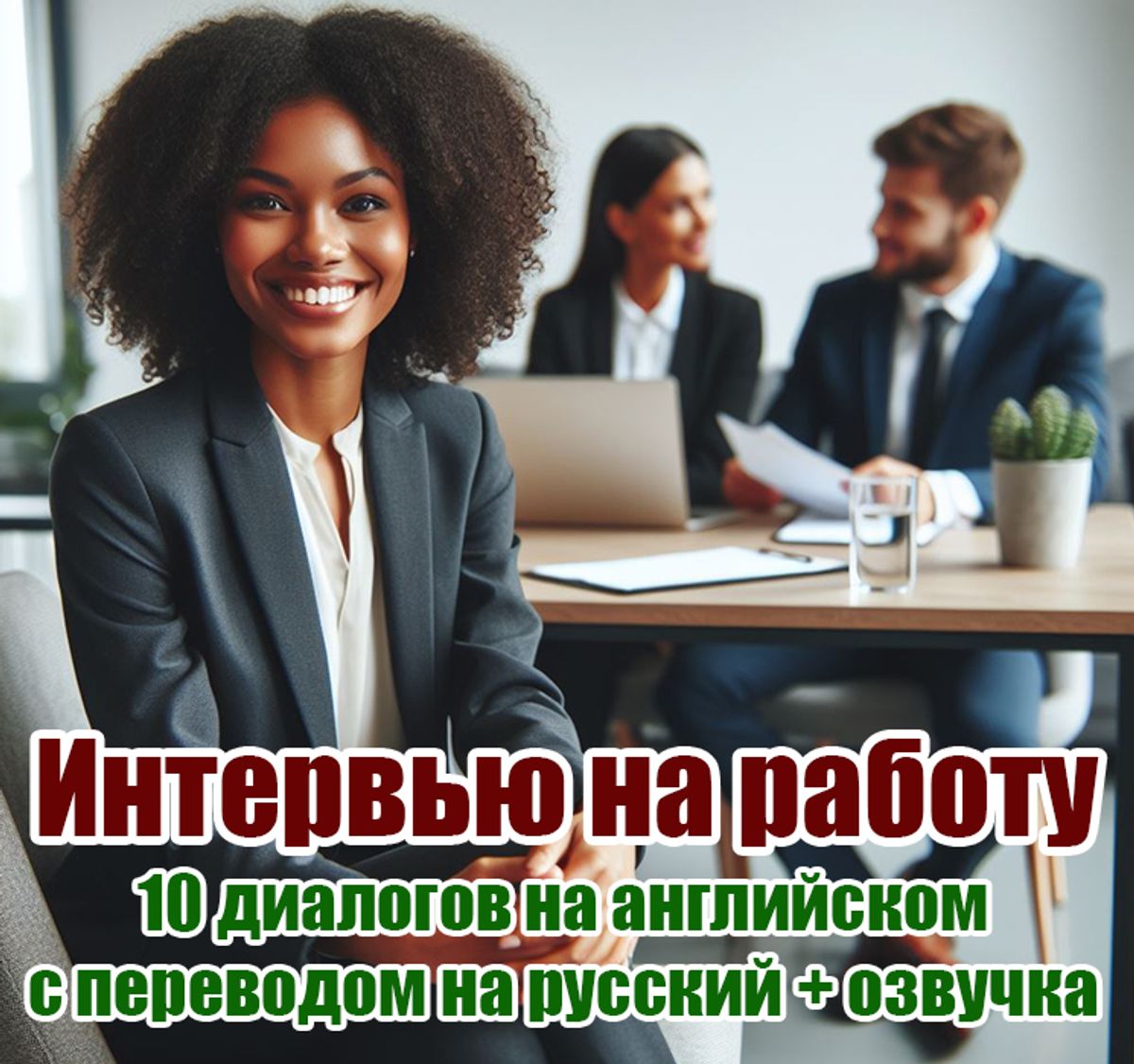 Интервью на работу. 10 диалогов на английском с переводом на русский + озвучка