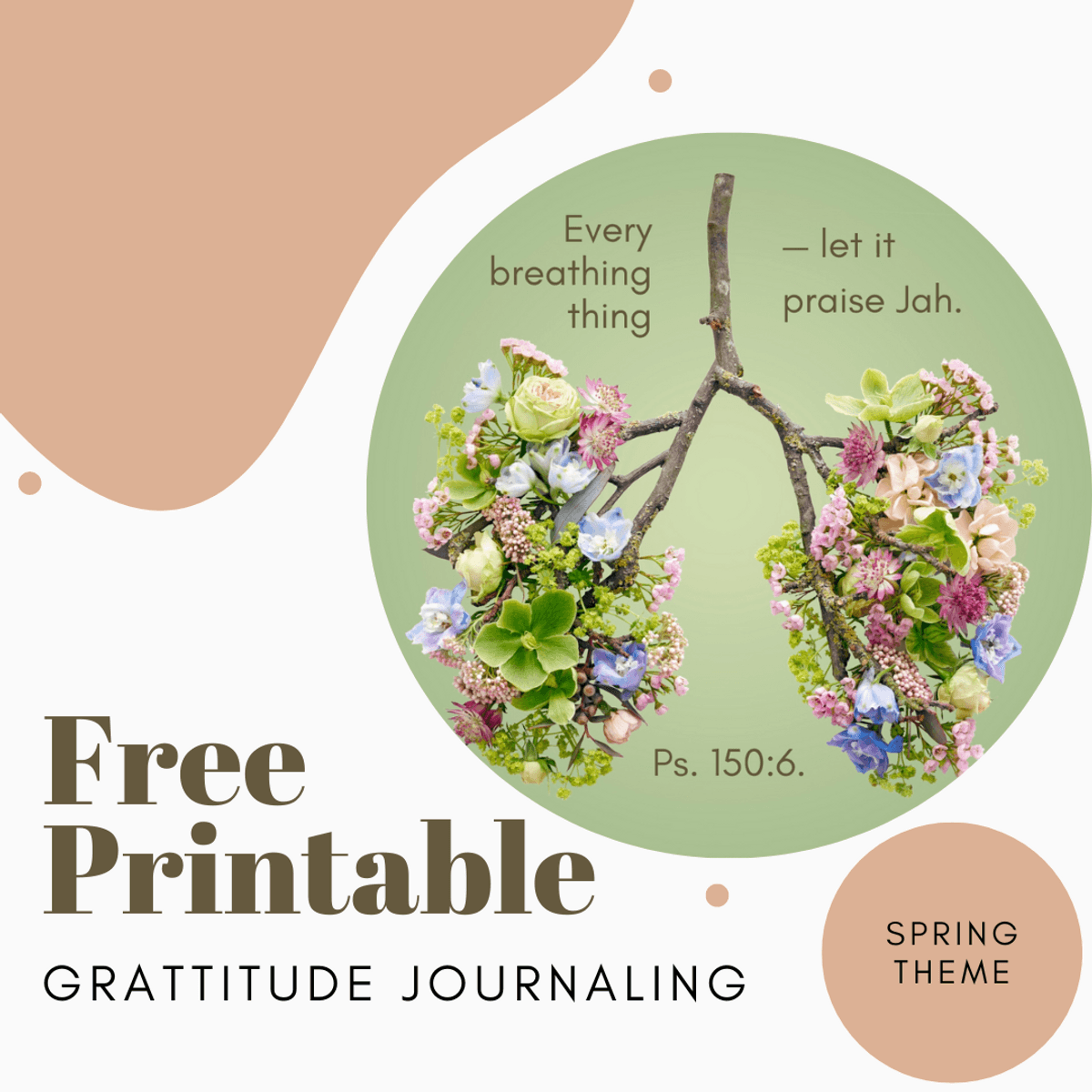 Spring Grattitude Journaling Printables