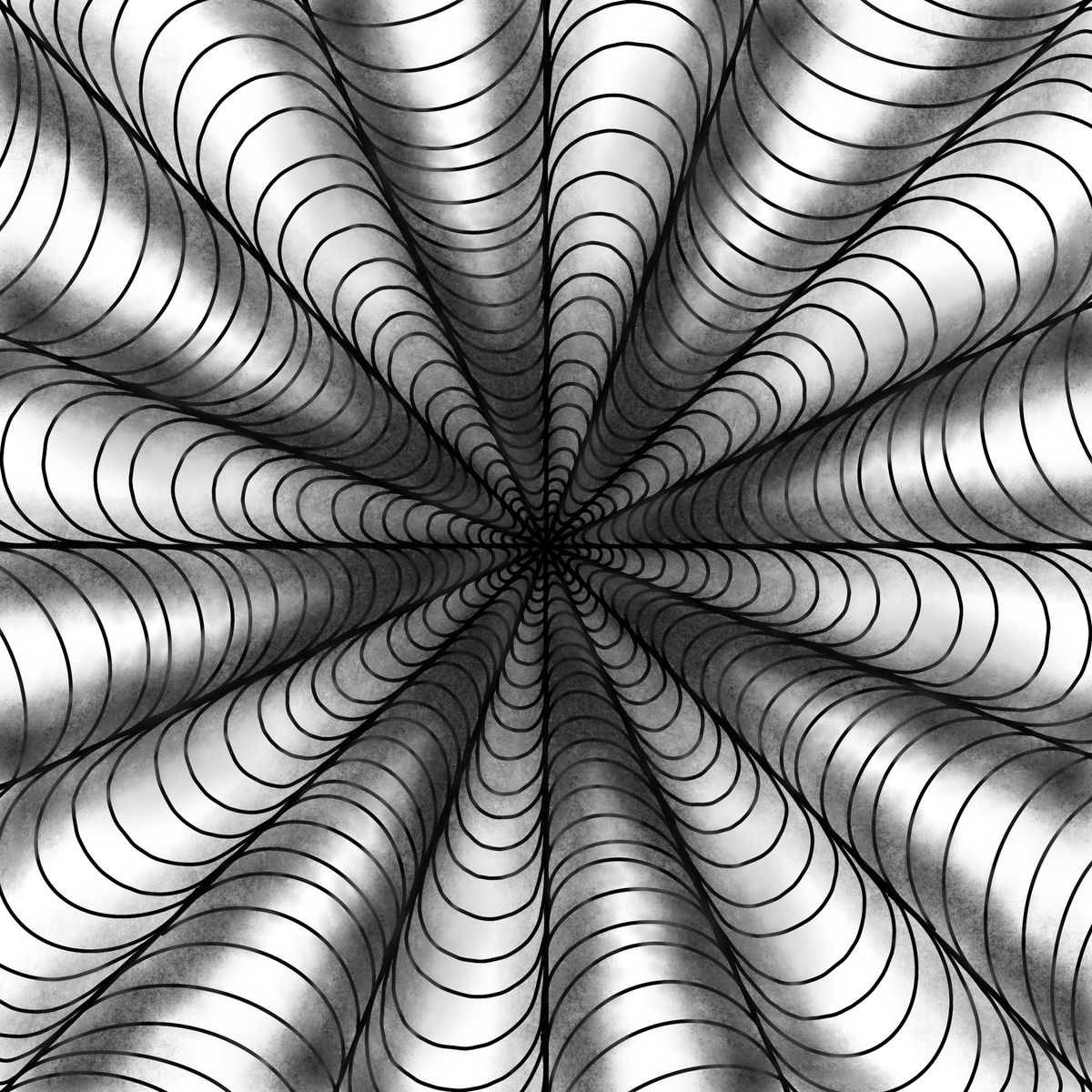 Abstract doodling drawing.