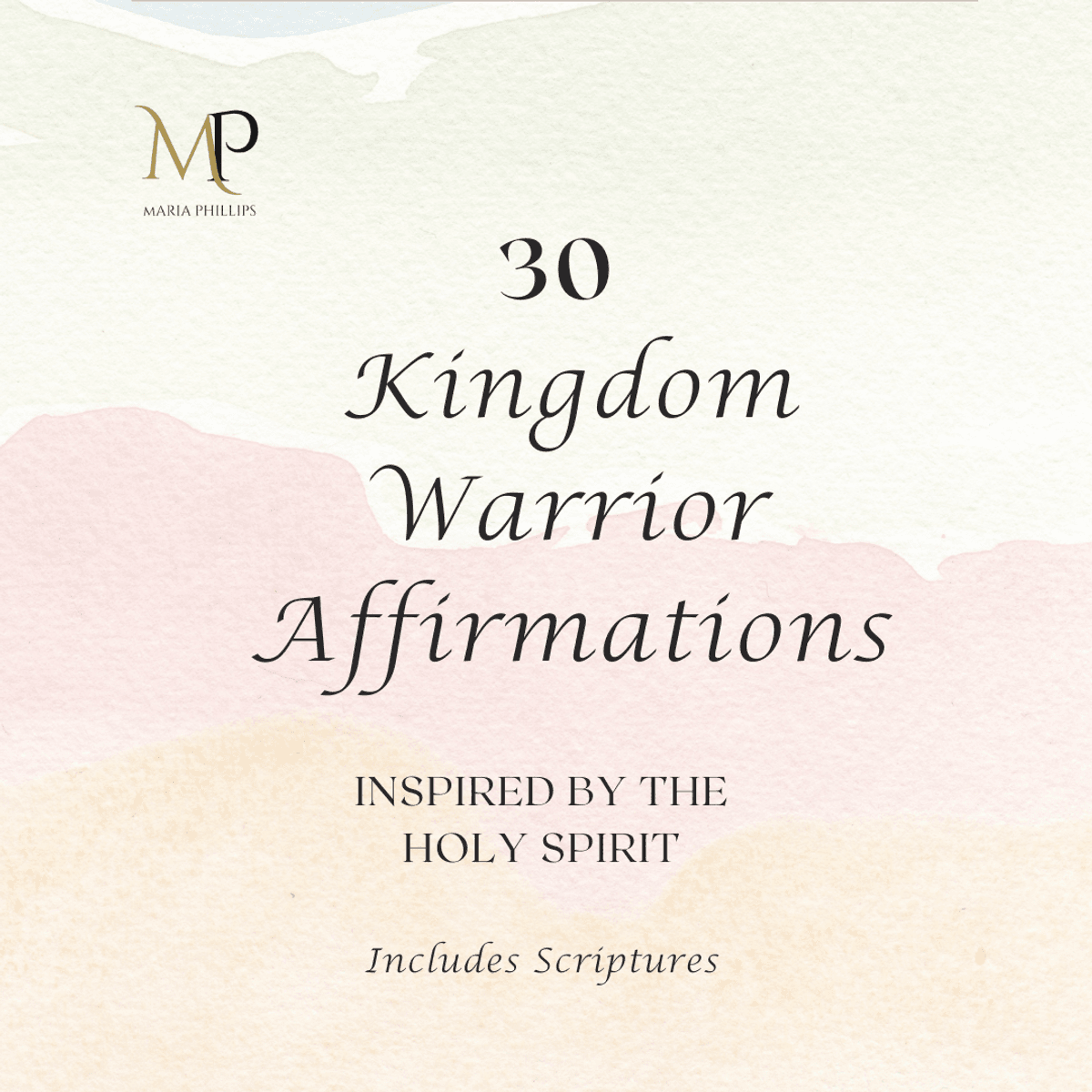Printable Kingdom Warrior Self-Affirmations
