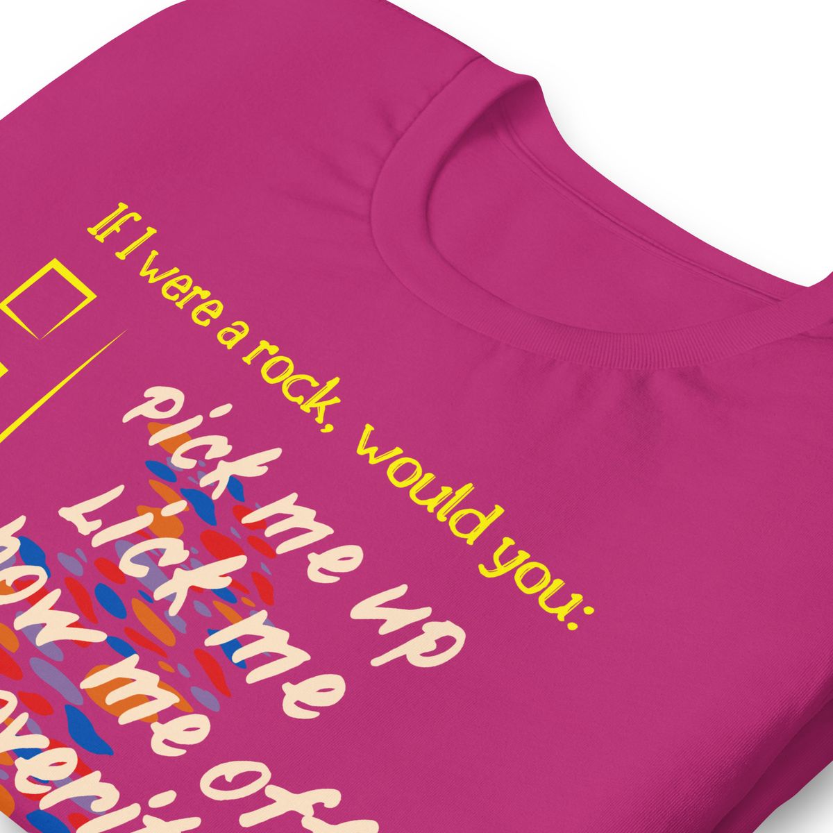 Are you a Gem? This Funny Rockhounding Bella Unisex T-shirt Helps You Find Out!