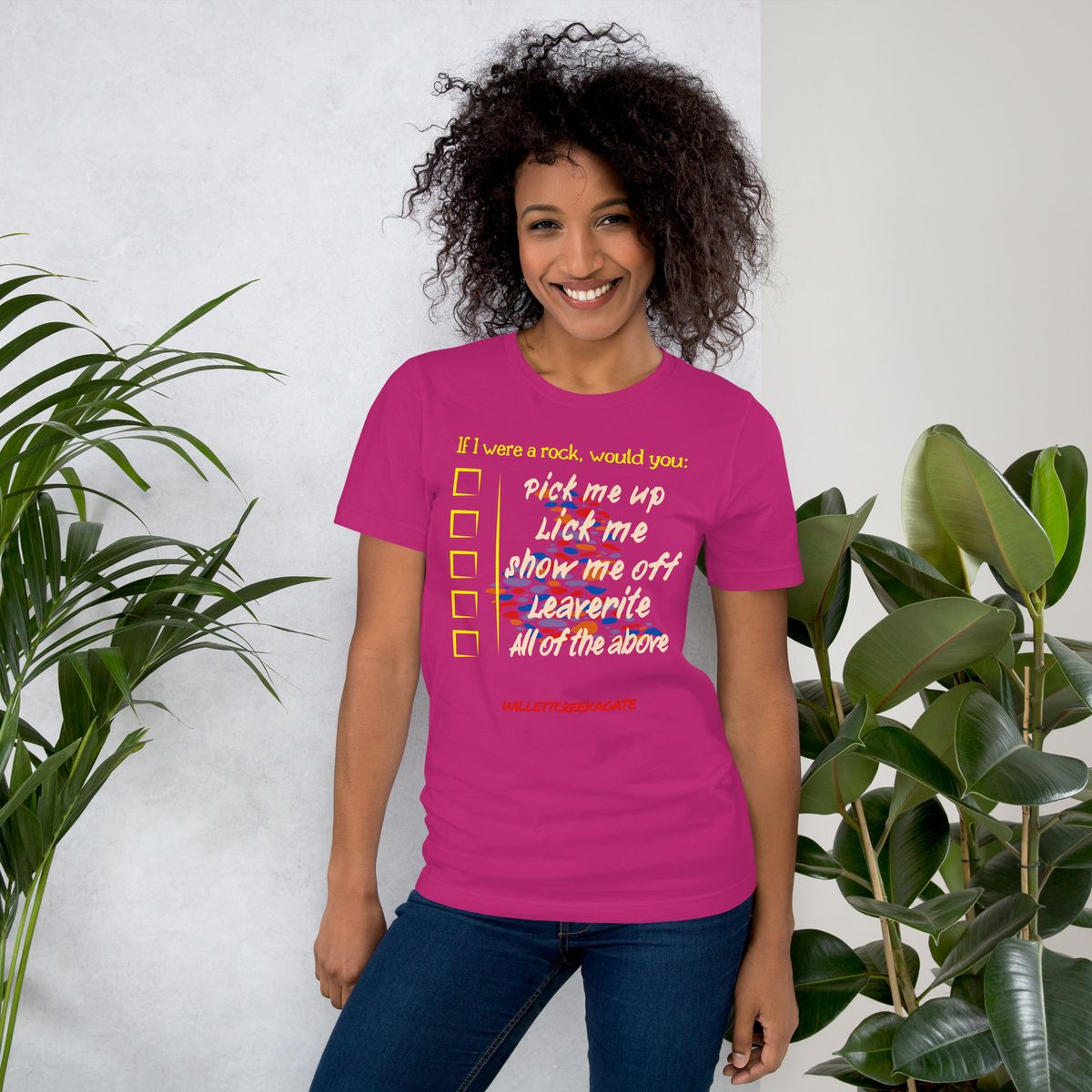 Are you a Gem? This Funny Rockhounding Bella Unisex T-shirt Helps You Find Out!