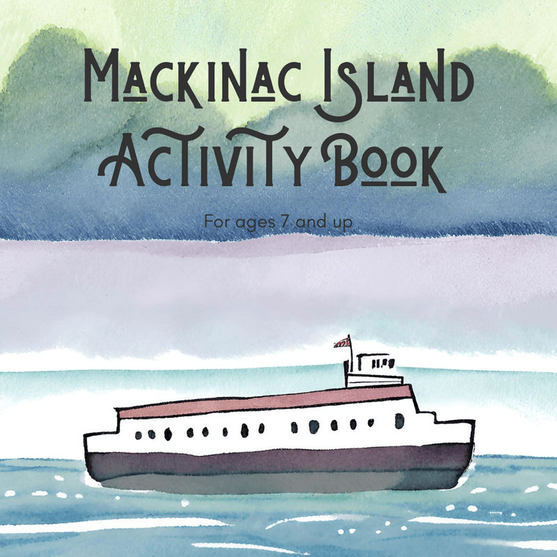Mackinac Island kids activity book