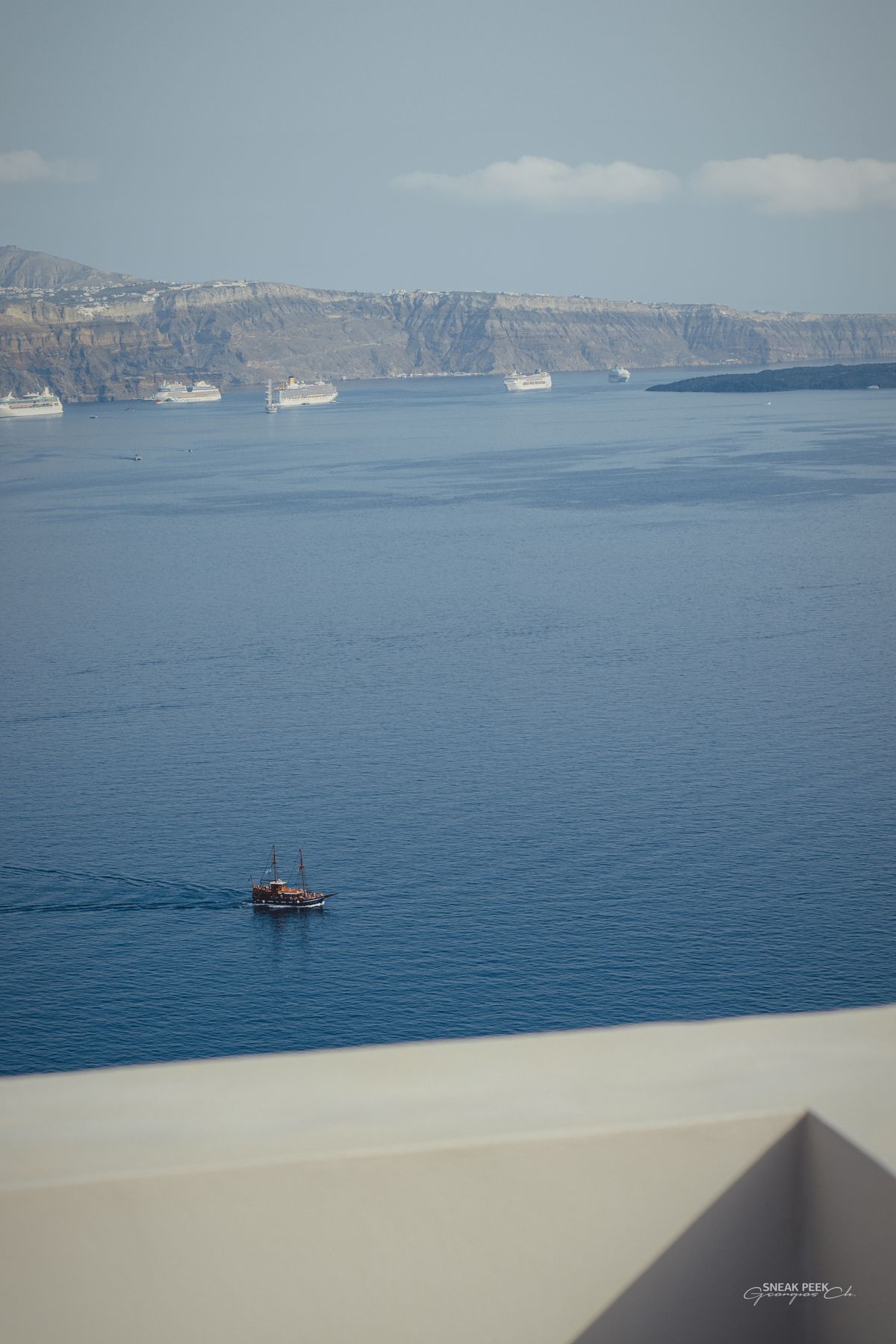 Balcony in Santorini