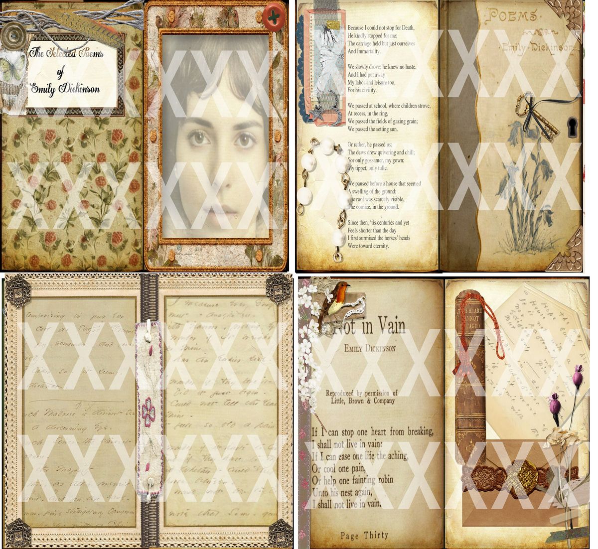 Emily Dickinson's Journal (Digital Journal Kit)