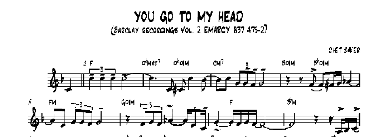 You Go To My Head - Chet Baker