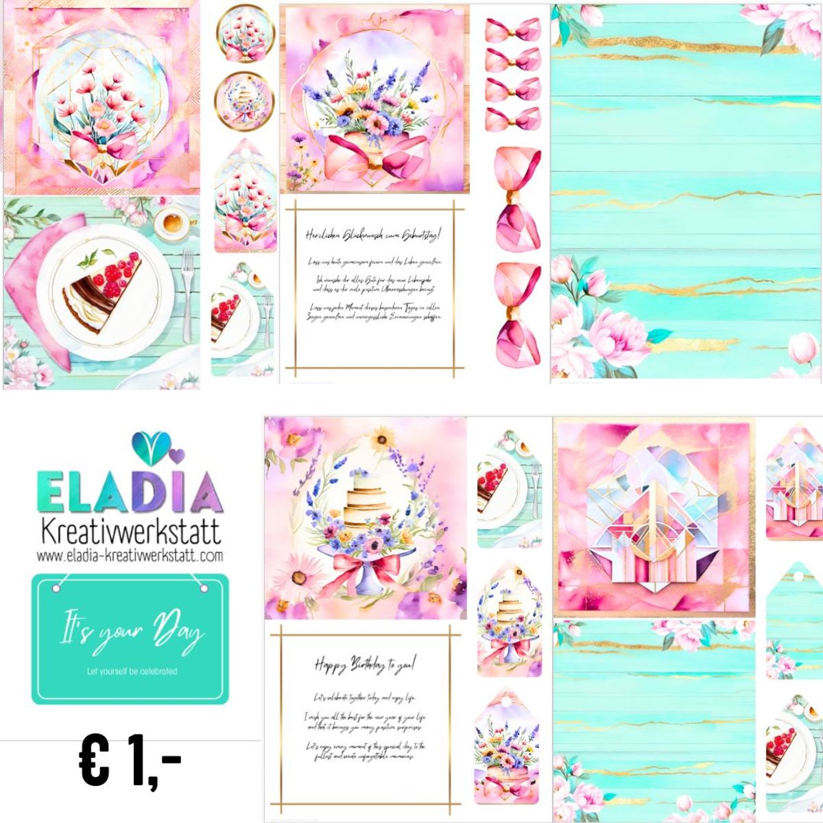 Eladia DigiPapers - It's your Day