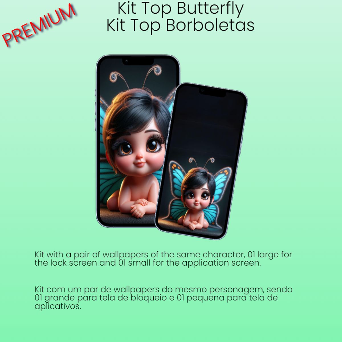 Butterfly - Kit with 10 Images (Borboletas)