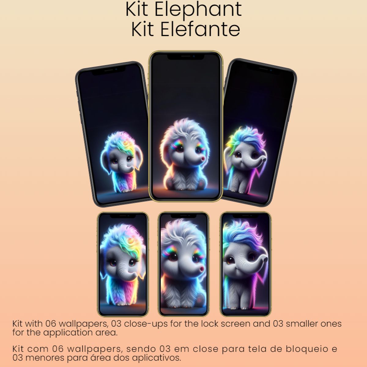 Kit Elephants - 6 Images