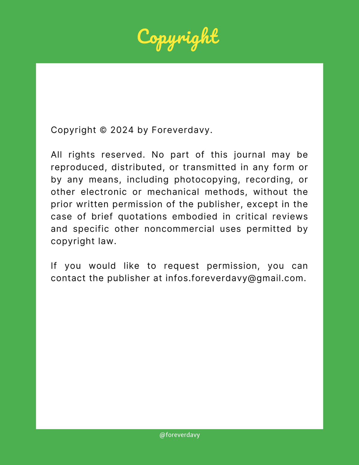 2024 Daily Affirmations Journal