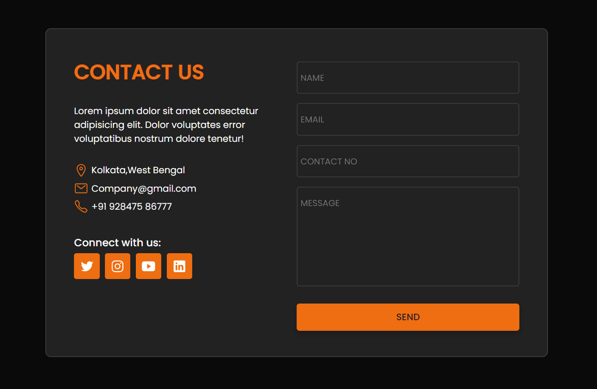 Creating a stunning form with HTML,CSS & JS - Buymeacoffee