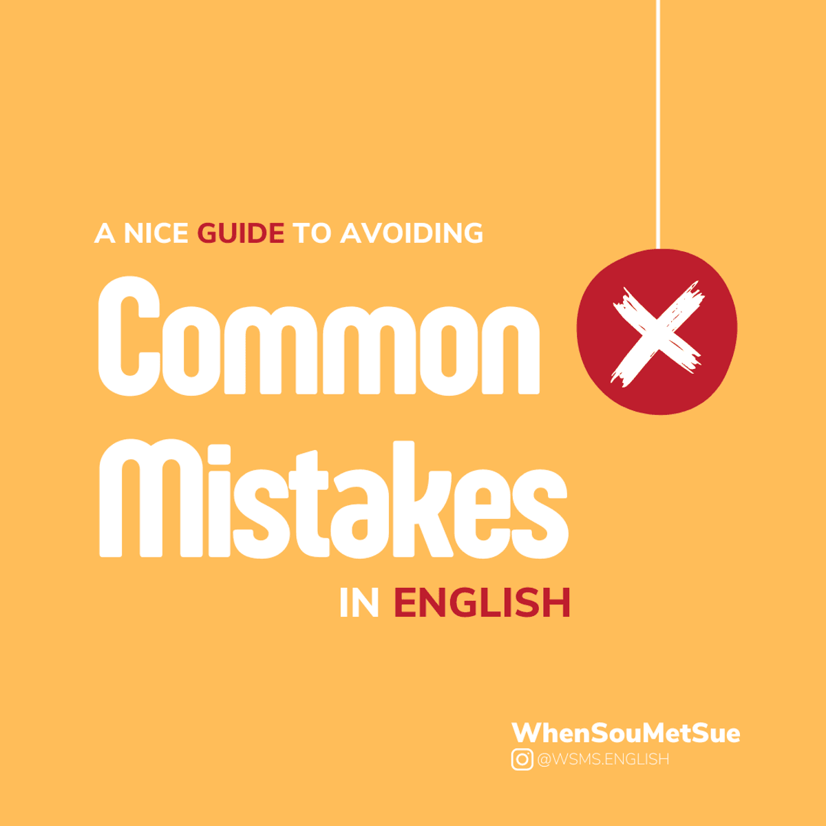 A nice guide to avoiding common mistakes in English - Buymeacoffee