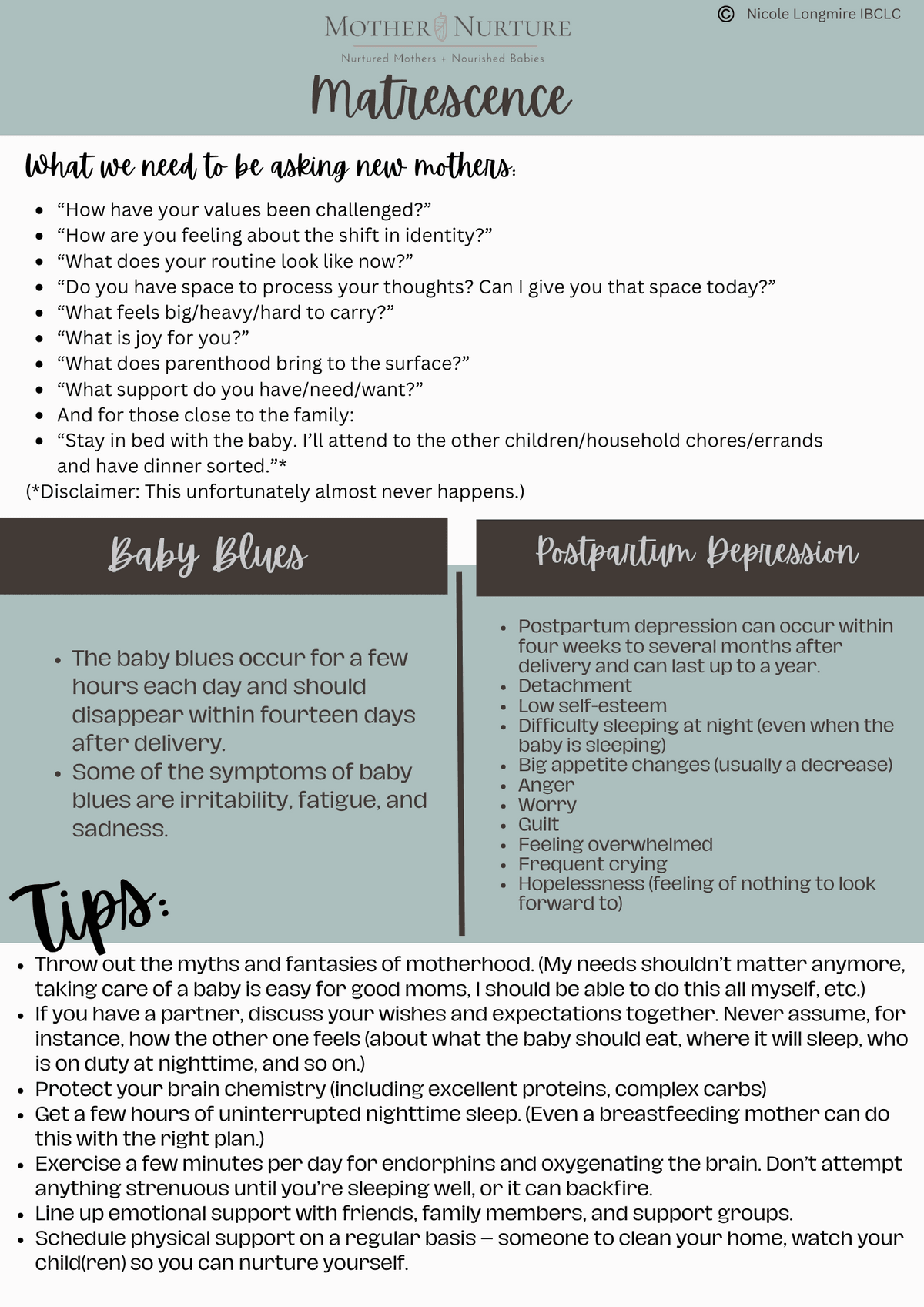 What is Matrescence?