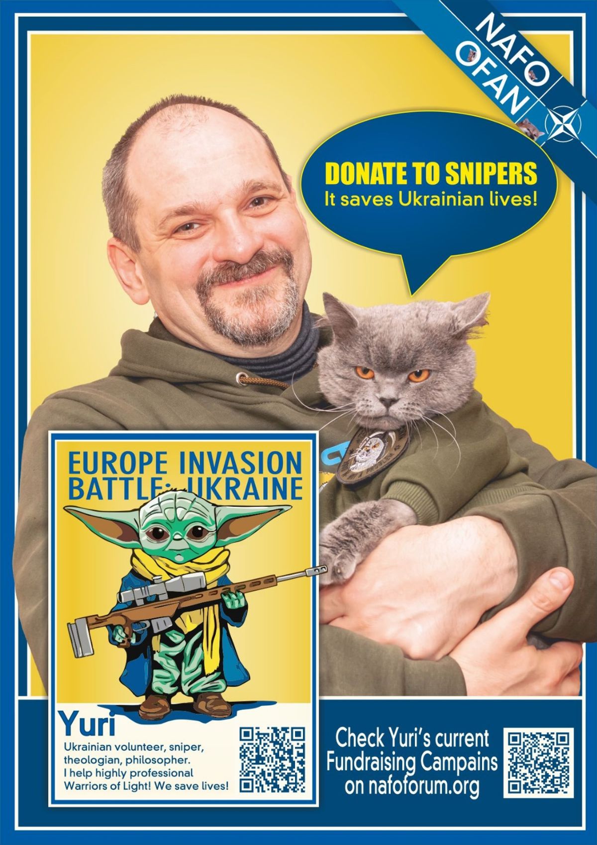 Yuri Chornomorets - Father of Snipers - Digital Poster