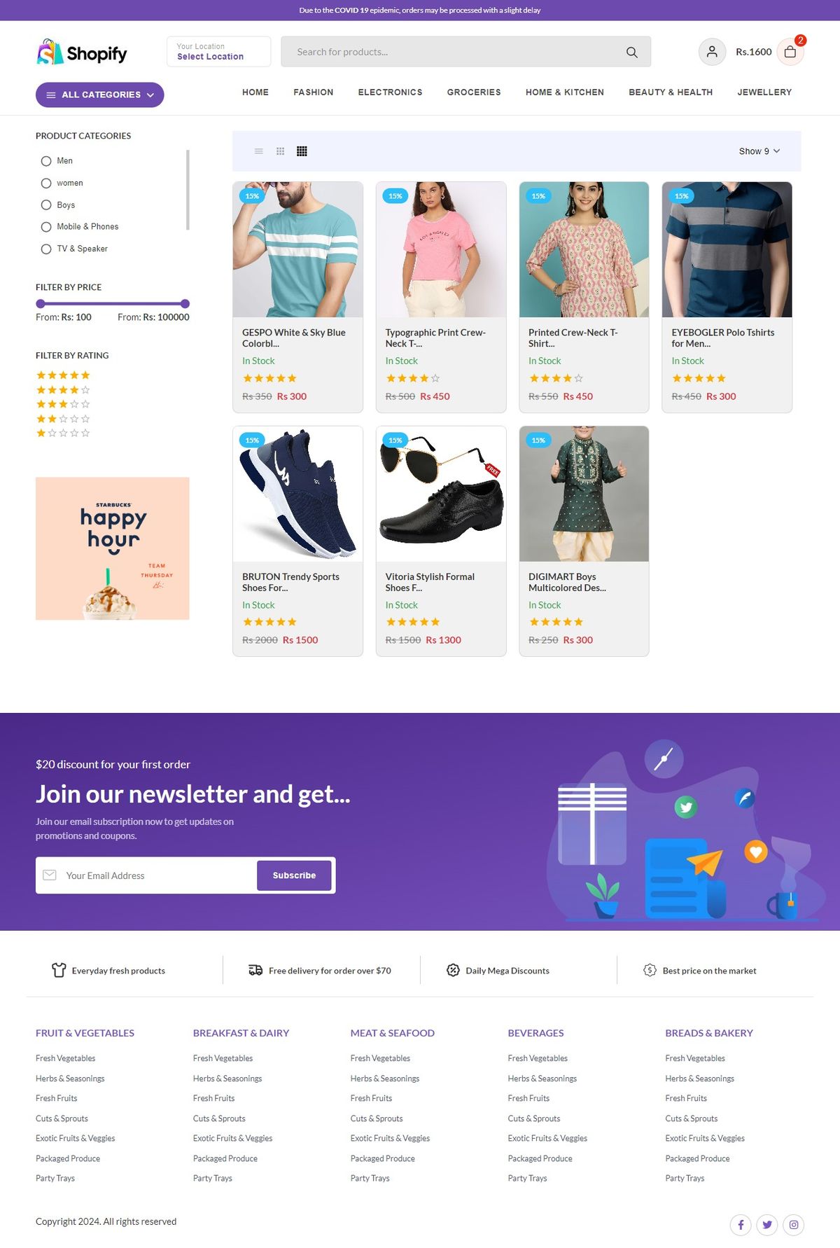 Complete Ecommerce Website With React Js , Node Js And Mongo Db ...