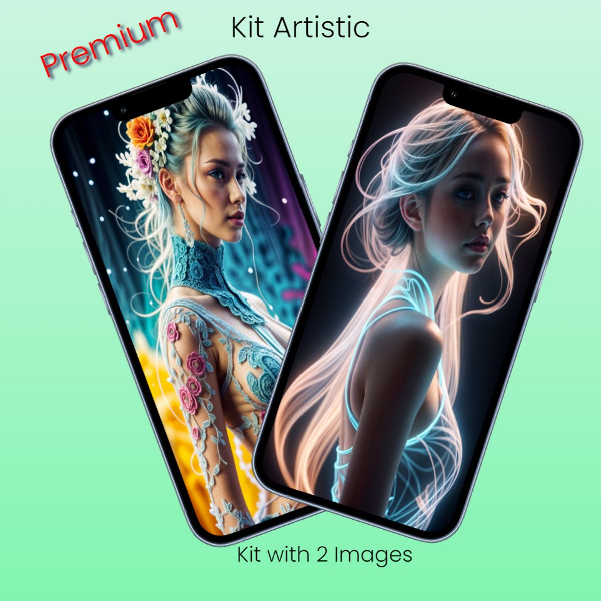 Artistic Women - 2 Images