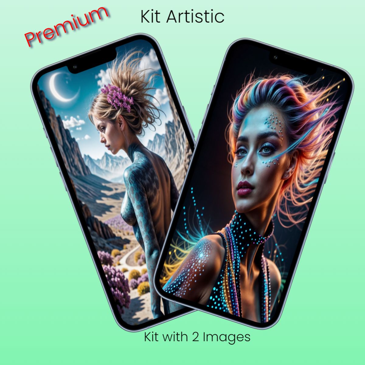 Artistic Women - 2 Images