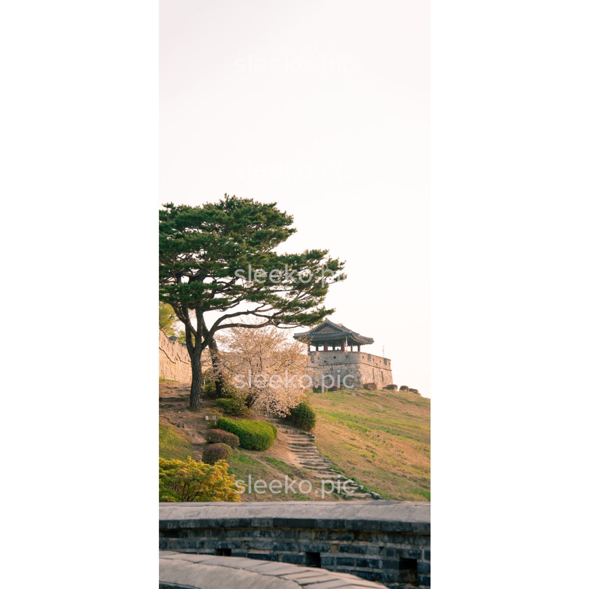 Suwon Hwaseong Fortress (phone wallpaper)