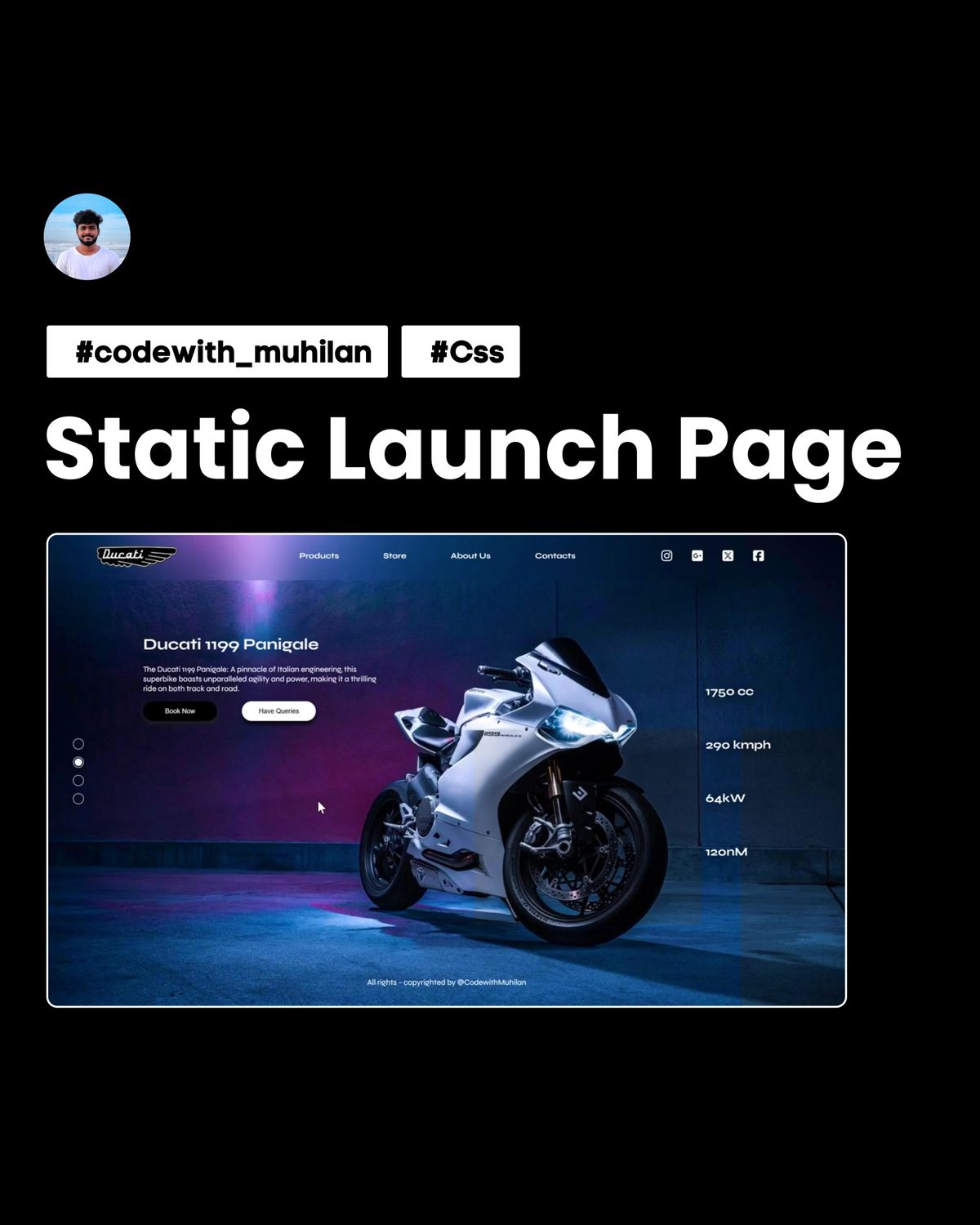 Static Launching Webpage