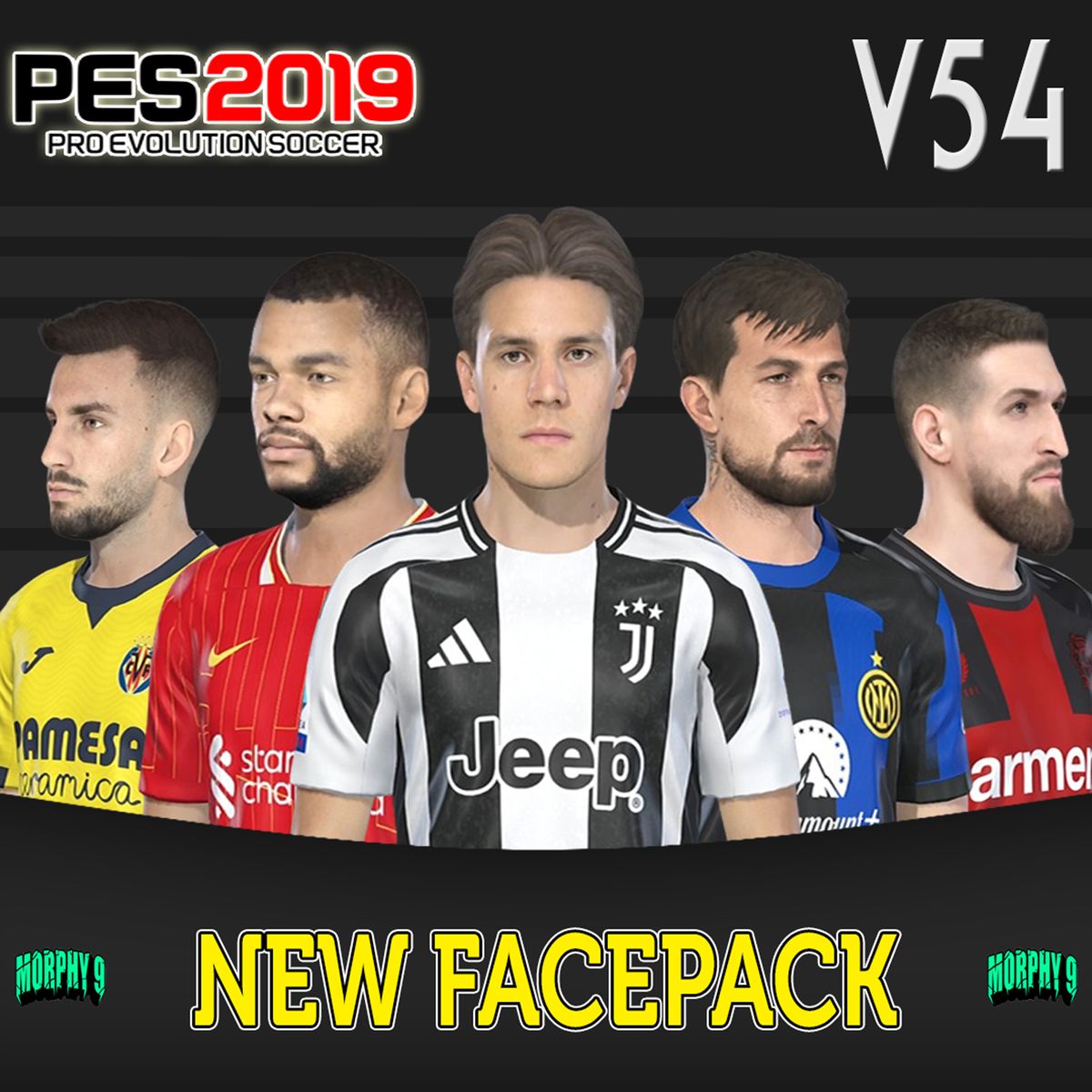 PES 2019 NEW FACEPACK V54
