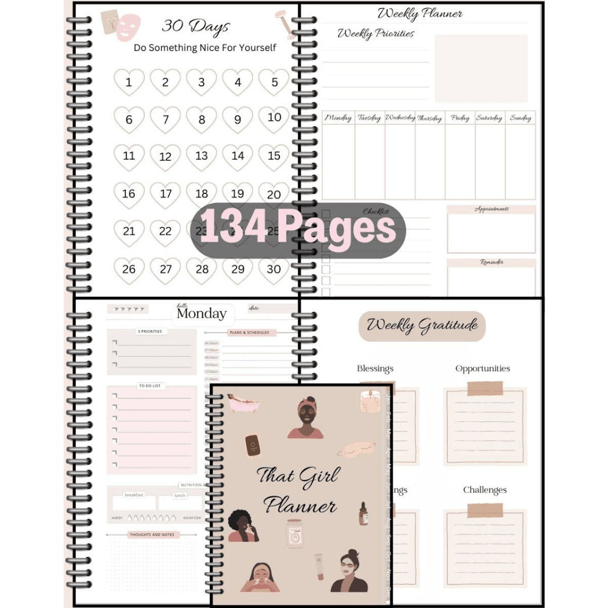 "That Girl" digital planner