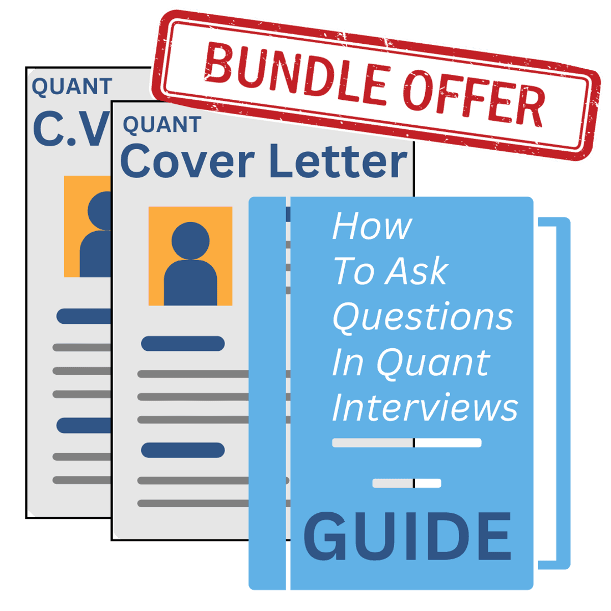 Quant C.V. + Cover Letter + Asking Questions Guide Bundle - Buymeacoffee