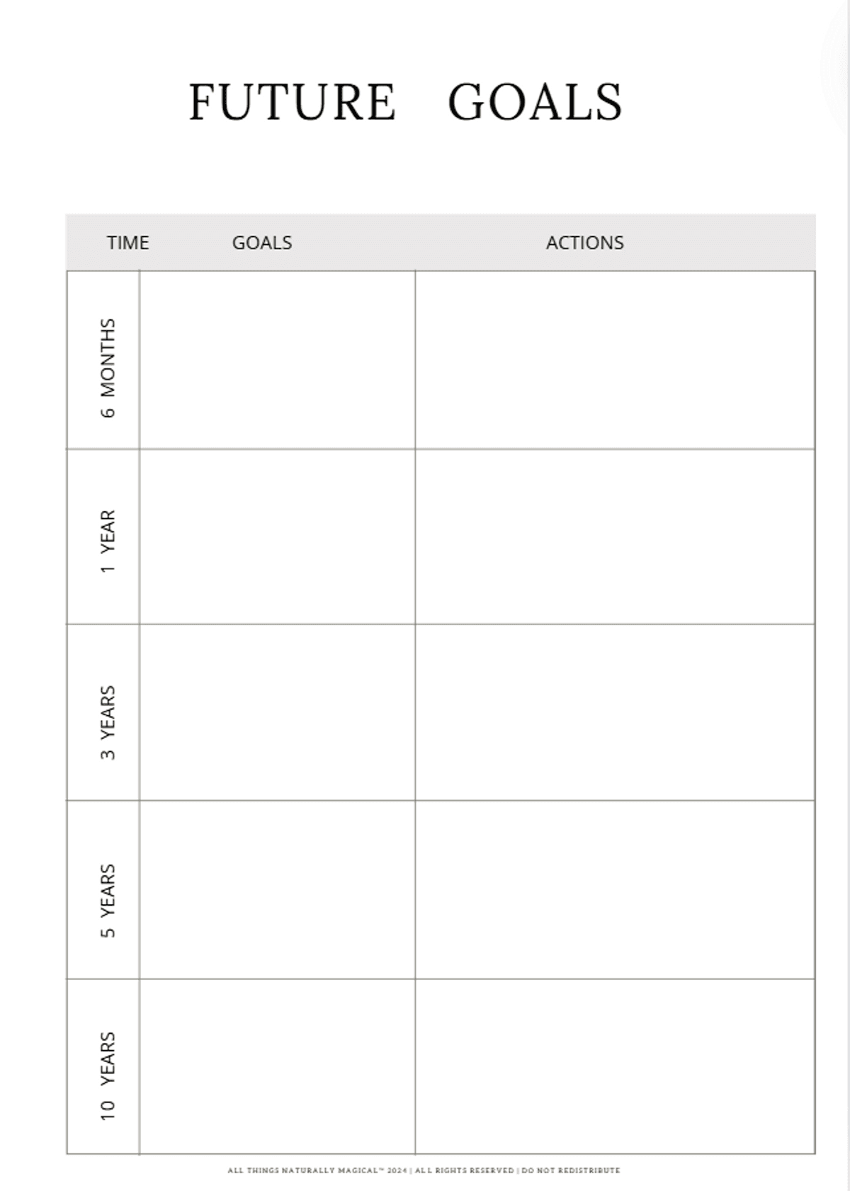 Money Mindset Planner { Digital Download }