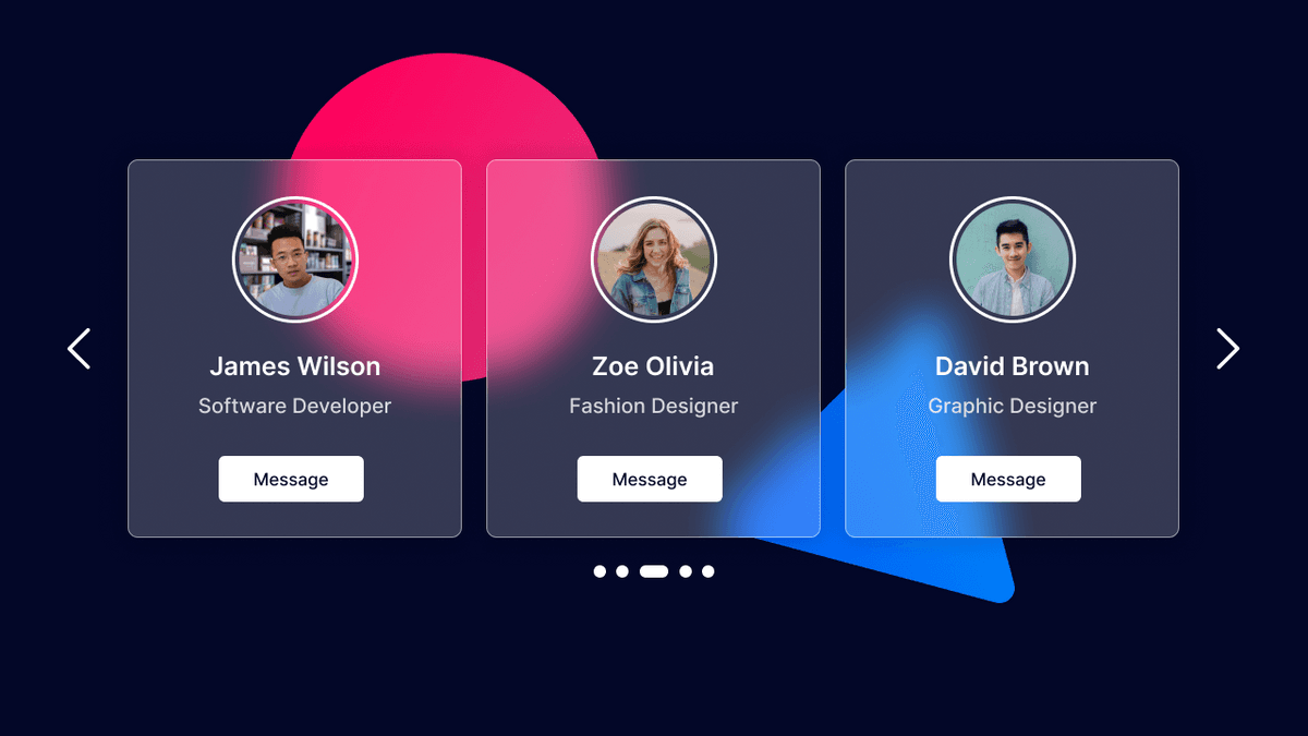 Responsive Card Slider in HTML CSS & JavaScript - Buymeacoffee
