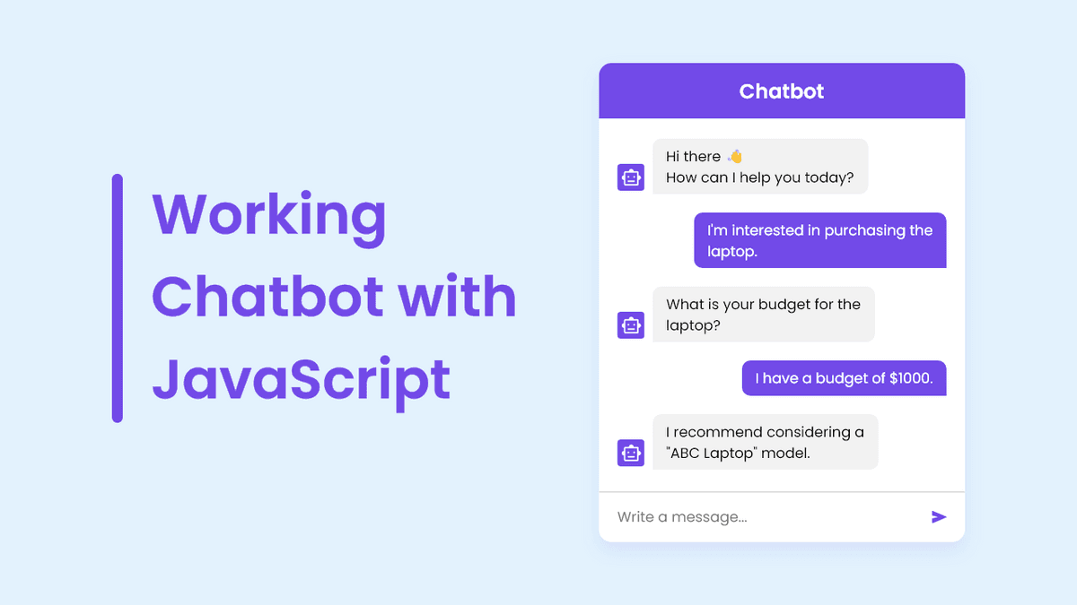  functional chatbot in html css javascript buymeacoffee
