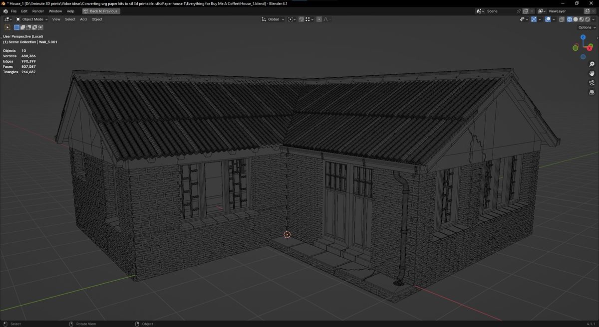 HO Scale suburban house_001